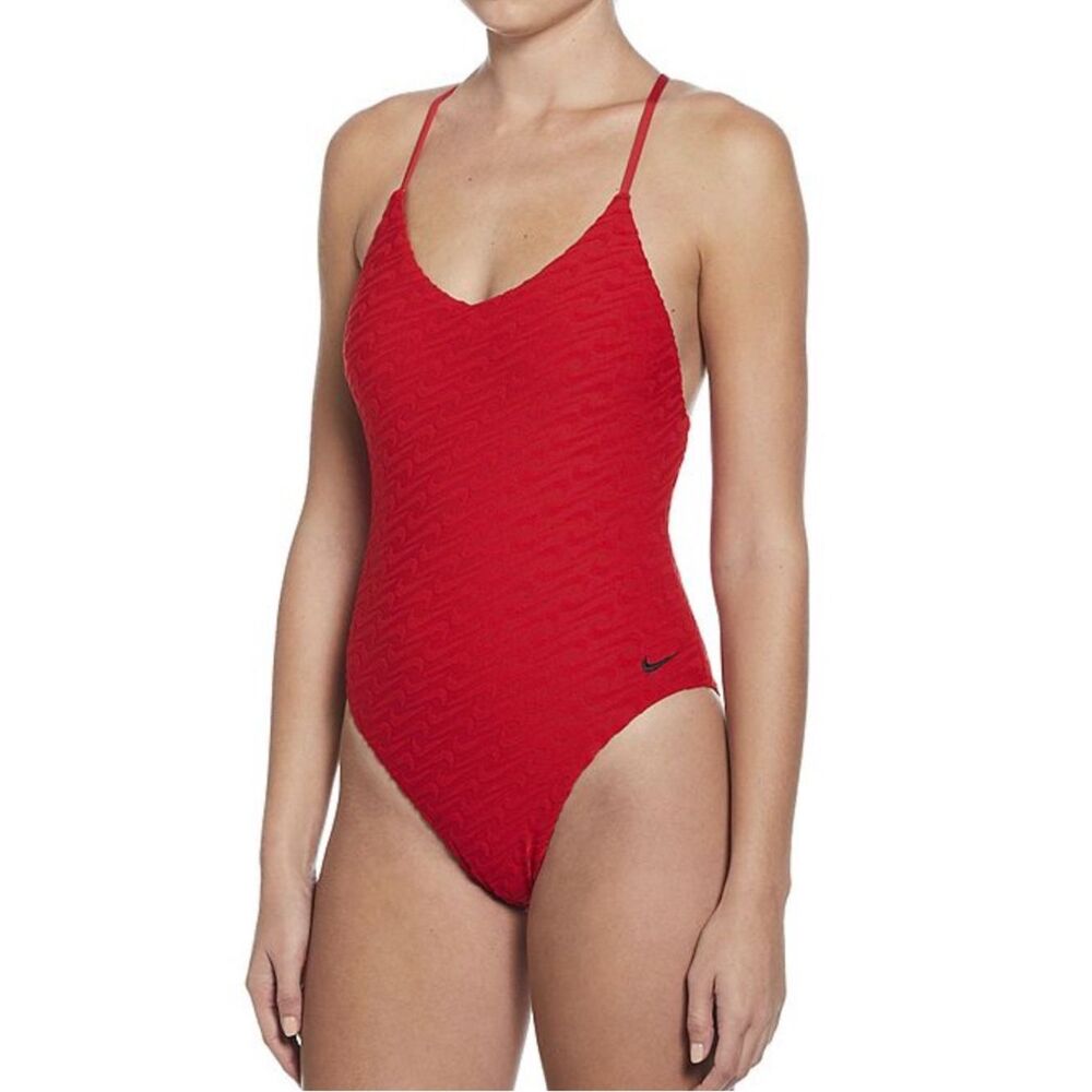 Nike Swoosh Link Y-back One-Piece Swimsuit-Size XL‎